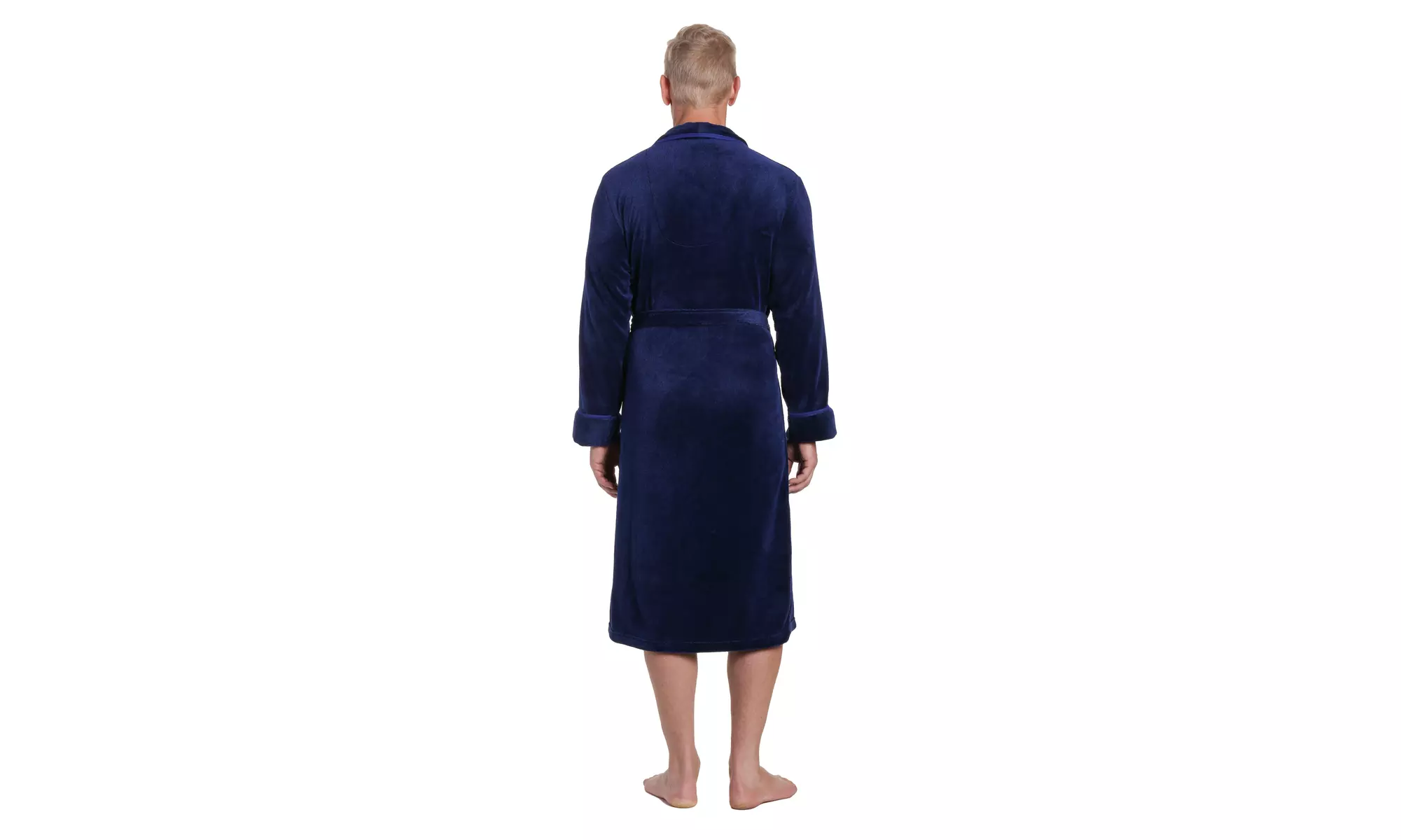 Men's Premium Coral Fleece Plush Spa/Bath Robe - Second Medium