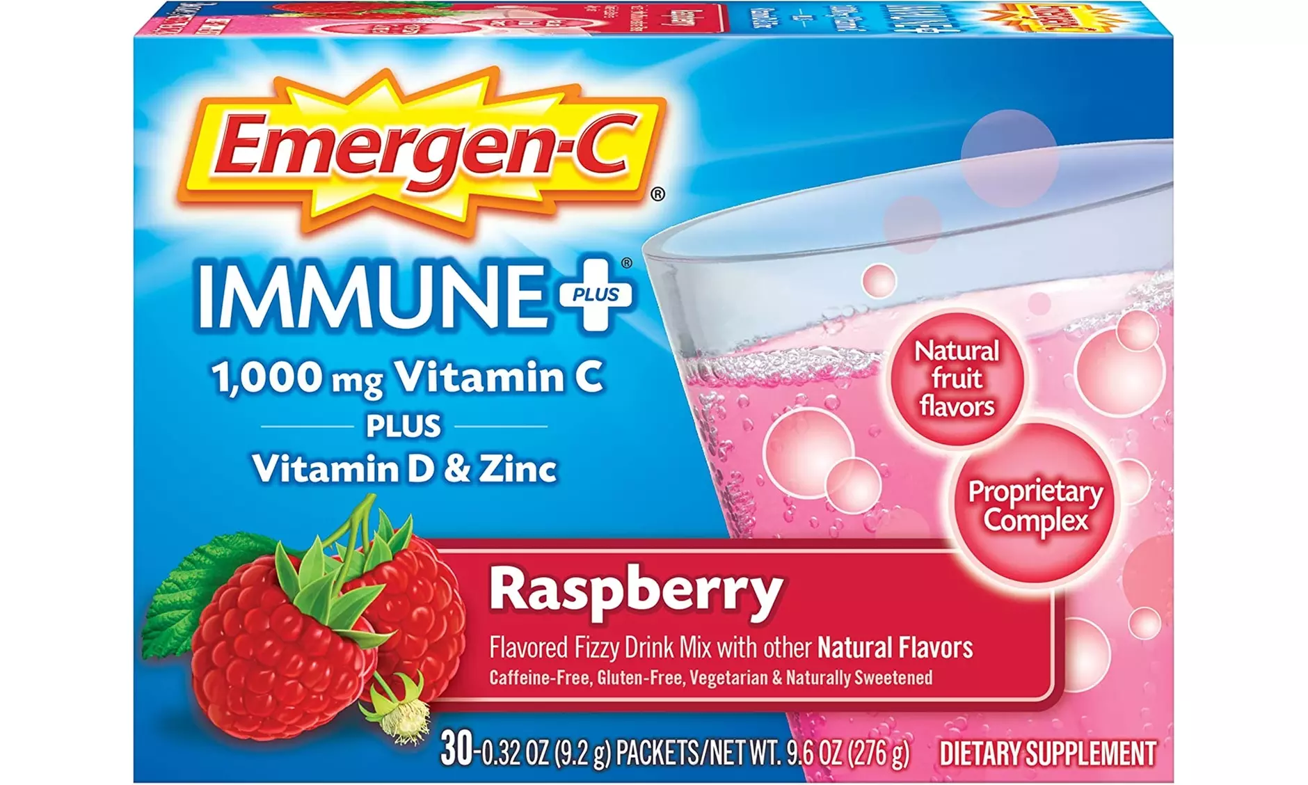 Emergen-C Immune 1000mg Vitamin C Powder, with Vitamin D, Zinc - Primary Image