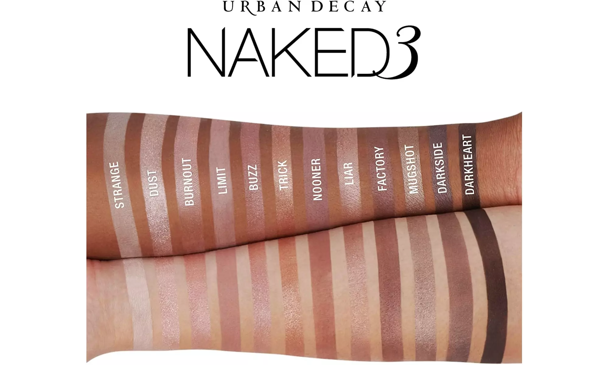Urban Decay Naked Naked3 or Heat 12 color Eyeshadow Palette