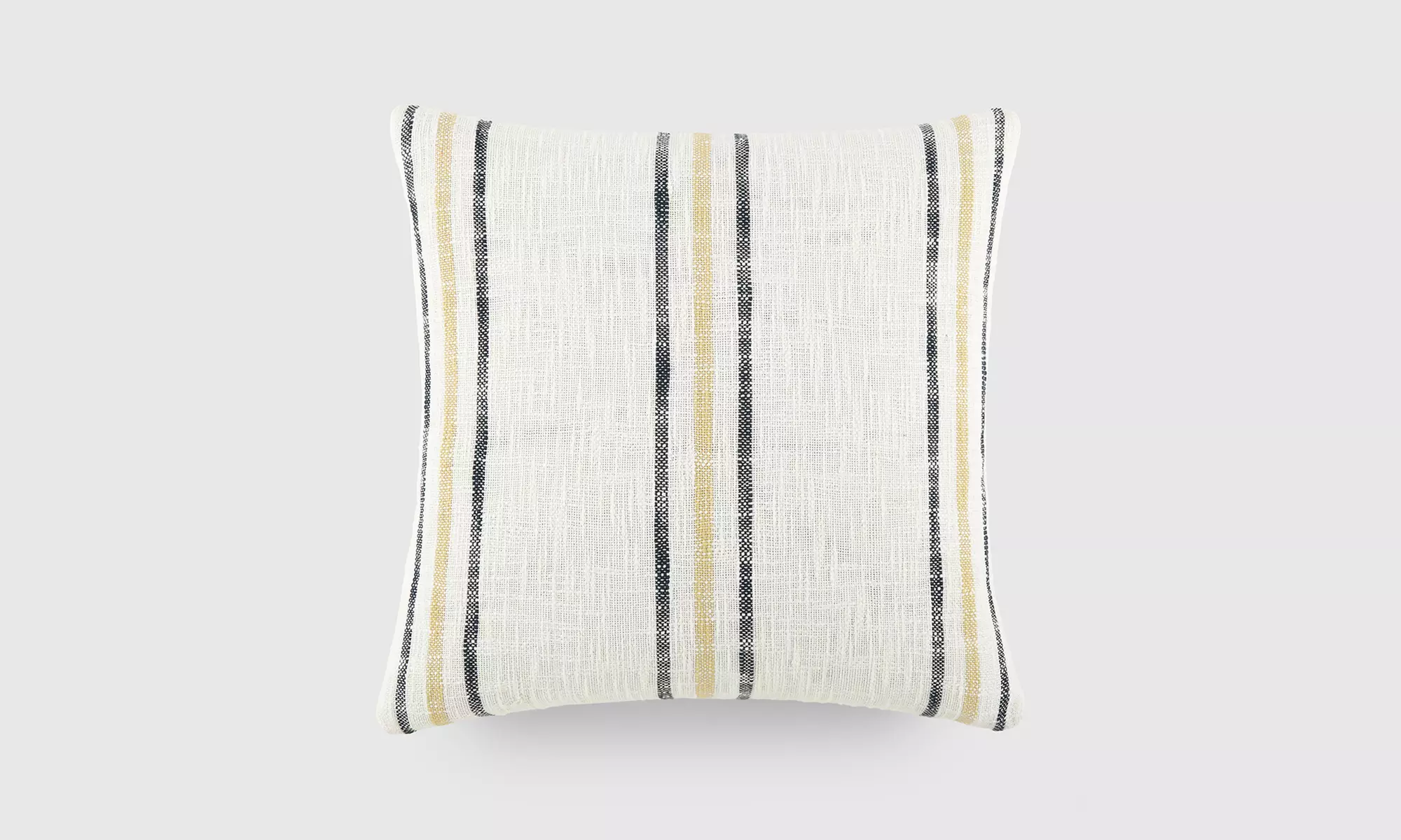 Simply Soft Yarn-Dyed Cotton Striped Décor Throw Pillow