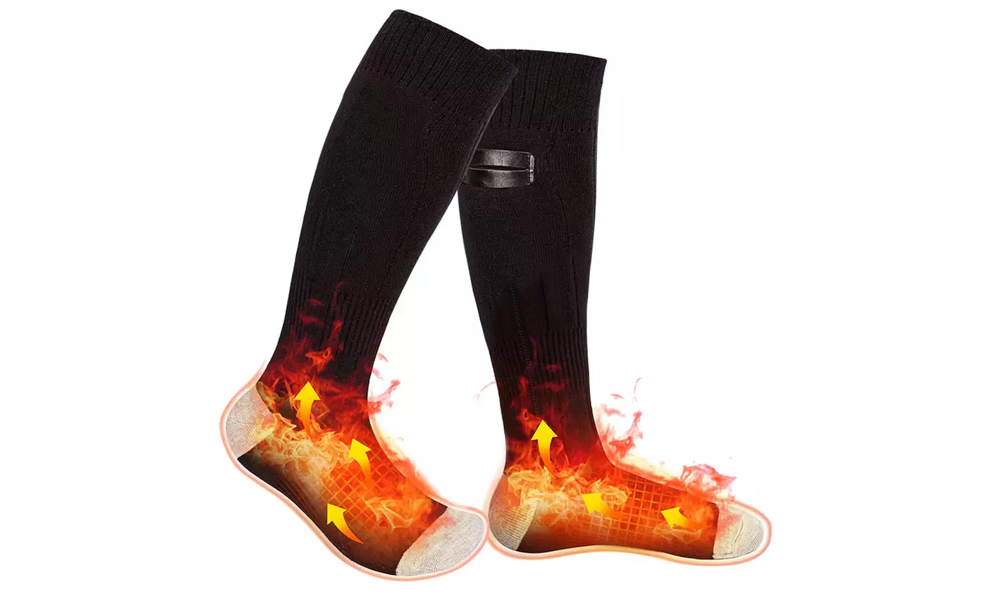 iMounTEK Thermal Battery-Powered Electric Heated Socks - Power Supply INCLUDED
