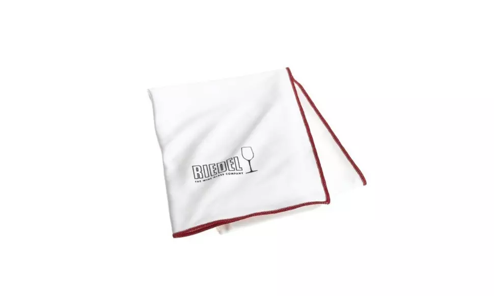 Riedel Veritas Cabernet/Merlot Wine Glasses (2-Pack, Clear) with Polishing Cloth - Second Medium