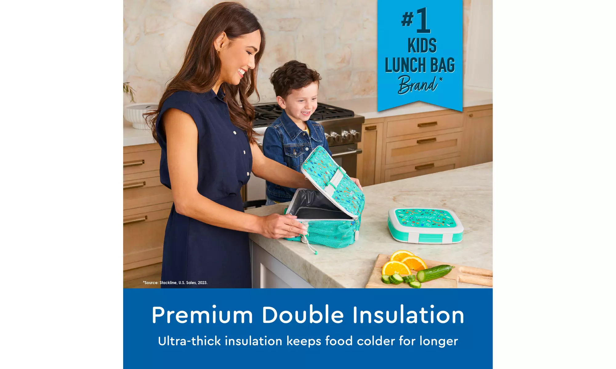 Bentgo Kids Lunch Bag - Durable and Double Insulated