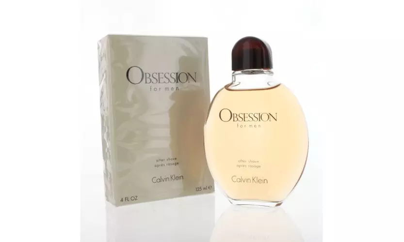 OBSESSION by Calvin Klein 4.0 OZ AFTER SHAVE SPLASH NEW in Box for Men - Second Medium