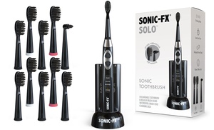 Sonic FX Solo & Duo Toothbrush with 10 Brush Heads & 1 Interdental Head