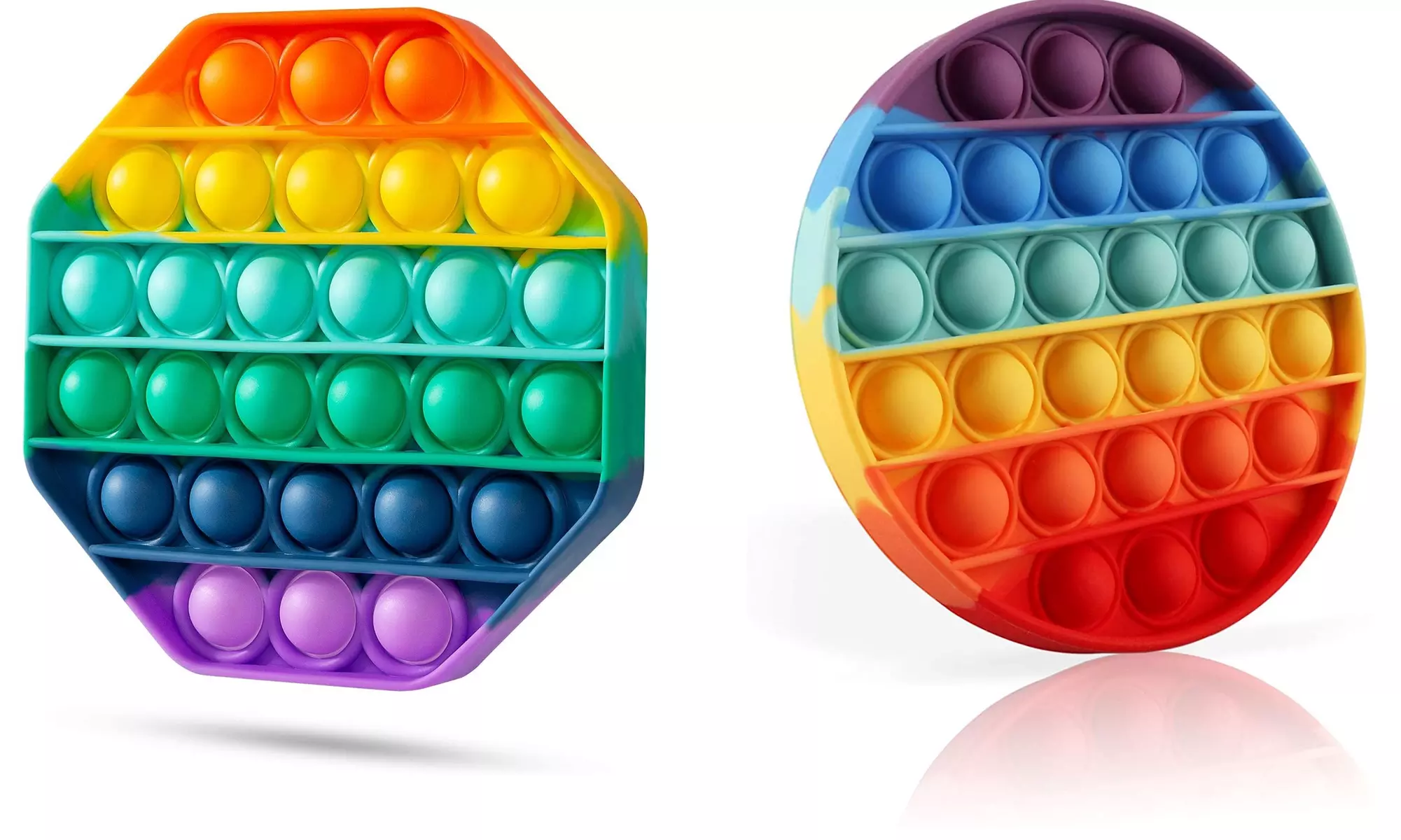 2-Pack Bubble Popper Anti-Stress Fidget Toy - Primary Image