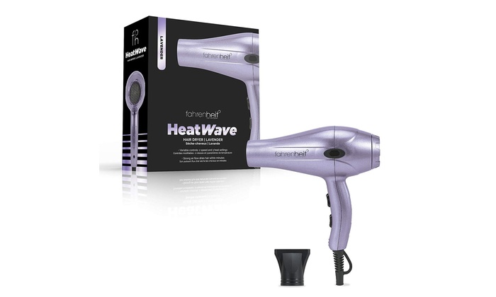 Fahrenheit Heat Wave 1875 Watt Ultra Light Professional Hair Dryer