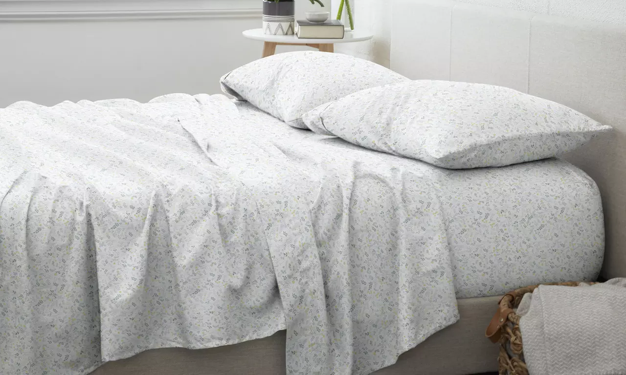 Home Collection Premium Ultra Soft Pattern 4 Piece Bed Sheets Set