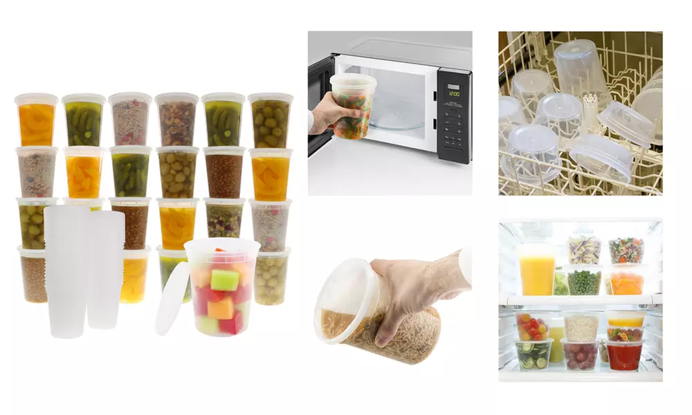 Meal Prep Food Storage Containers with Lids (48 or 100-Piece Set) - Second Medium