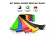 Exercise Bands Resistance Set Fitness Workout Stretch Elastic Loop Legs Therapy - Second Medium