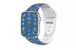 Waloo Hanukkah Fun Silicone Sport Replacement Bands For Apple Watch - All Series - Second Medium