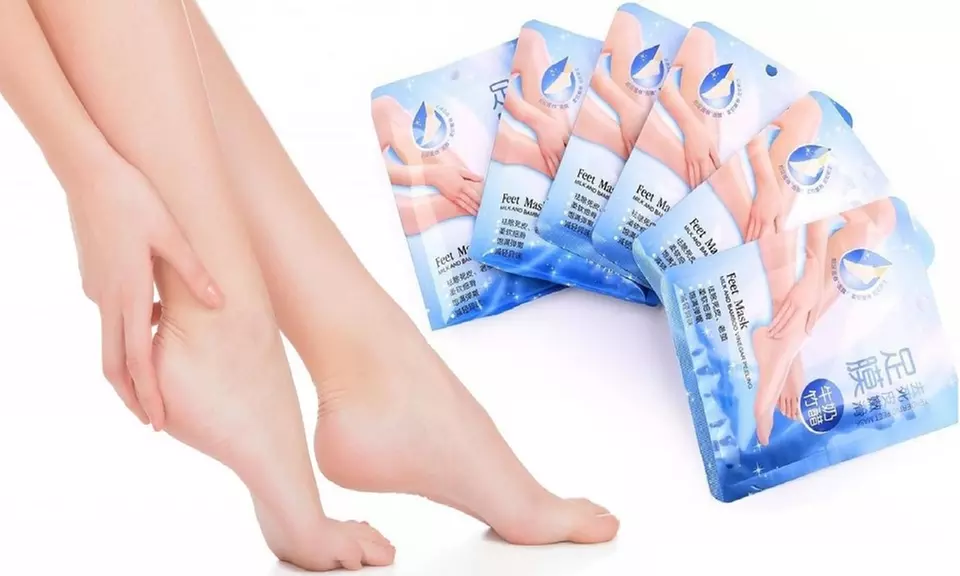 ROLANJONA Exfoliating Peel Off Dead Skin Foot Mask Feet Callus Pack 1-40 - Primary Image