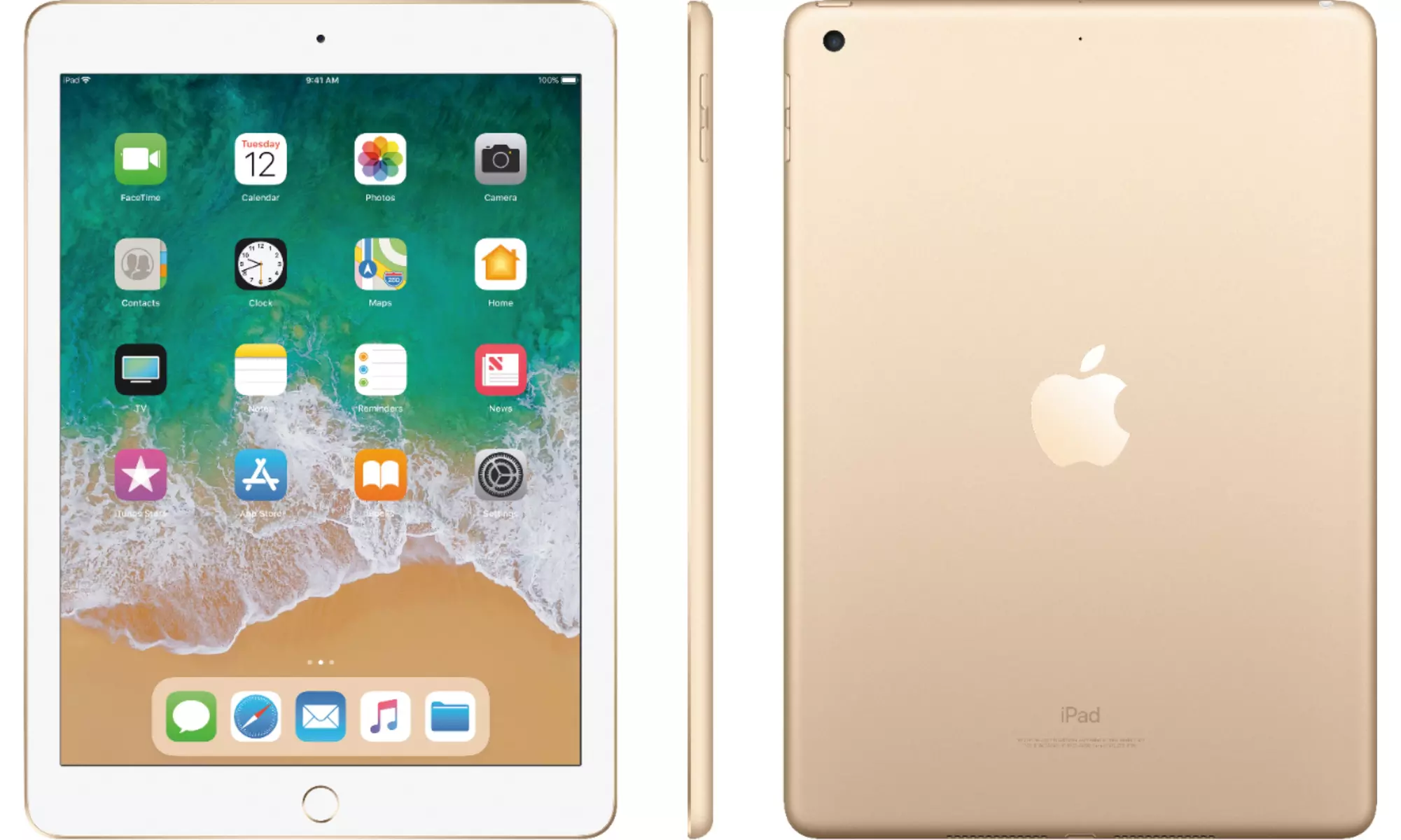 Apple iPad 5th Gen. 128GB 32GB Silver or Gray Wi-Fi Tablet (Refurbished A-Grade) - Second Medium