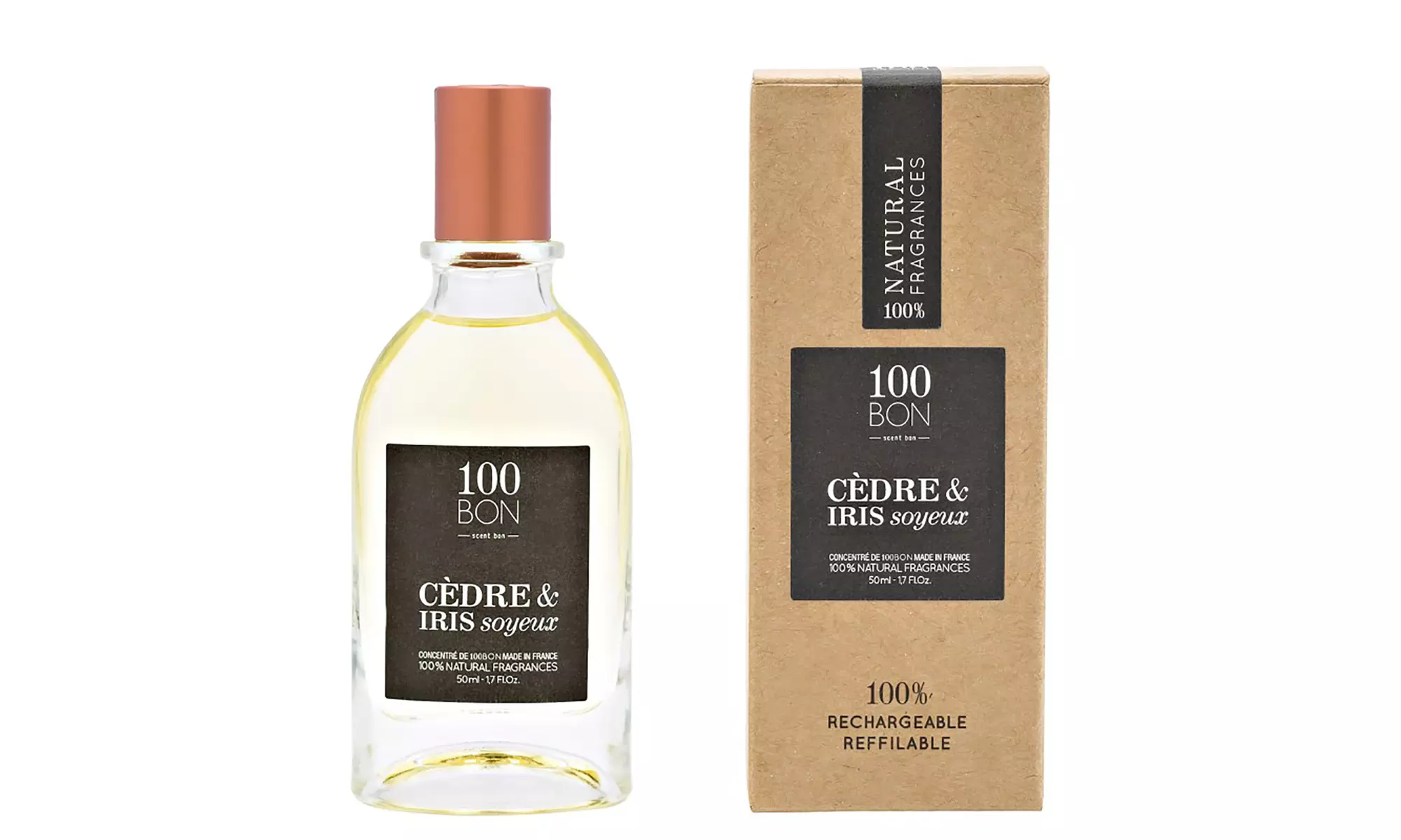 100Bon Cedre & Iris Soyeux 100% Natural Concentrate Fragrance Spray - Second Medium