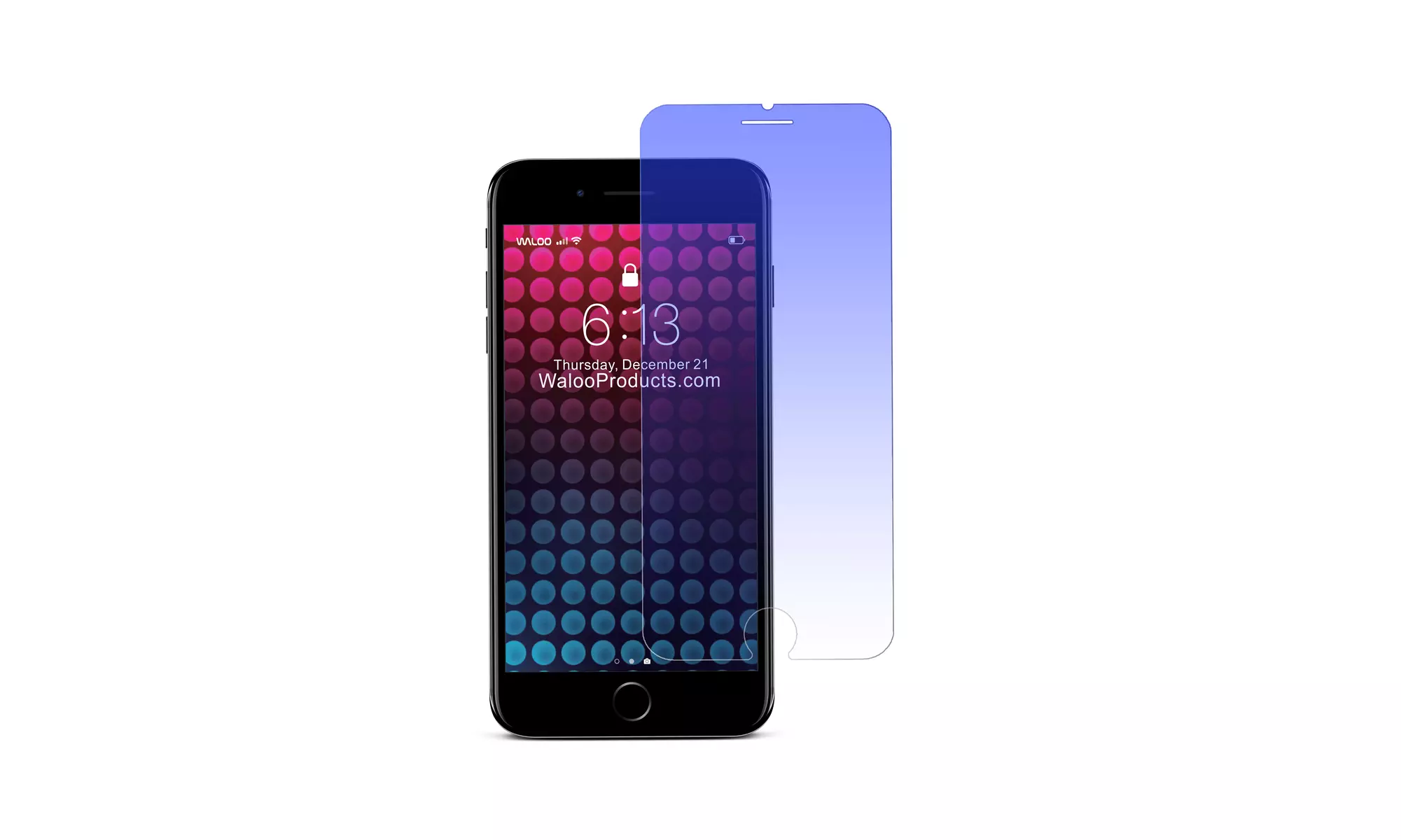 Waloo Privacy or Blue Light Tempered Glass Screen Protector for iPhone