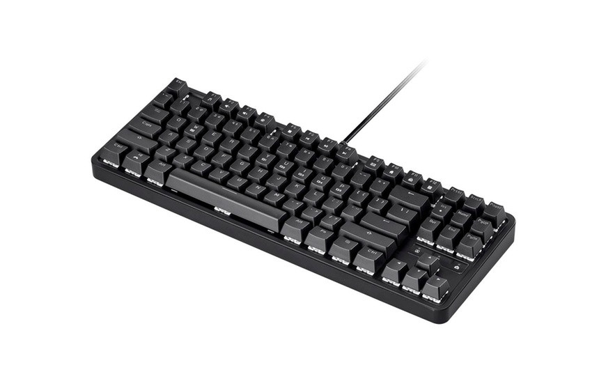 monoprice brown switch tenkeyless mechanical keyboard