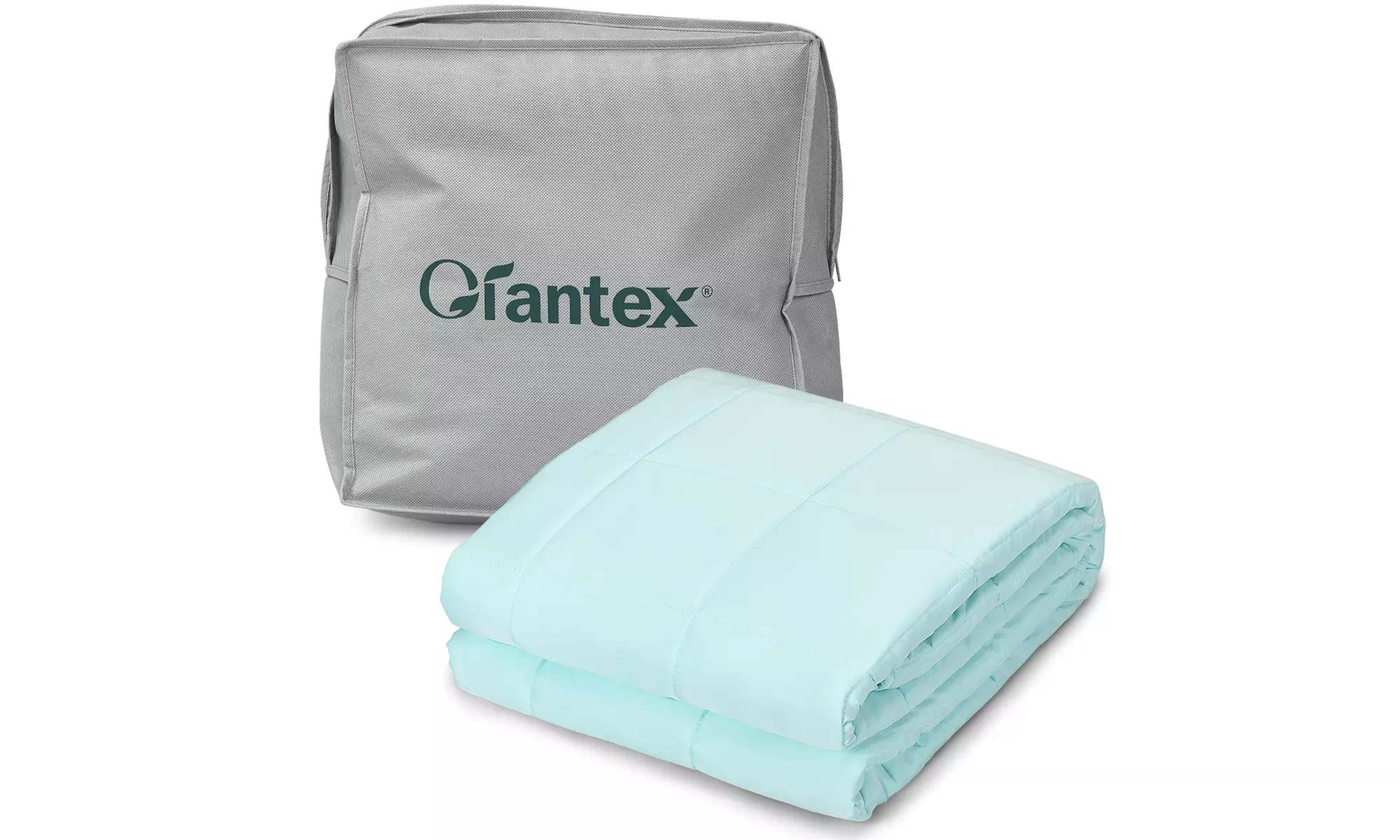 7/10/15/20lbs Premium Cooling Heavy Weighted Blanket Soft Fabric Breathable - Primary Image