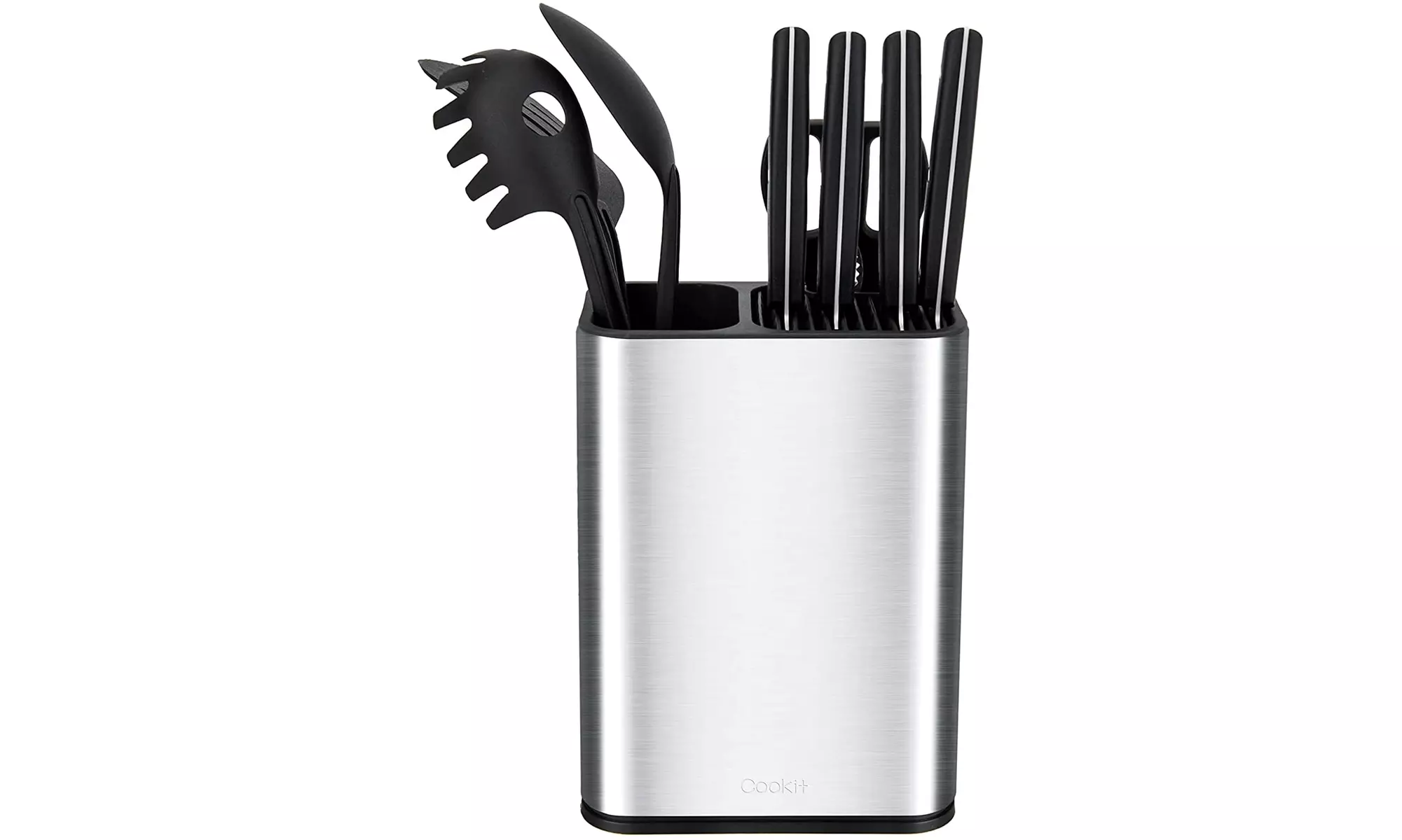 Universal Stainless Steel Knife Block Without Knives - Primary Image