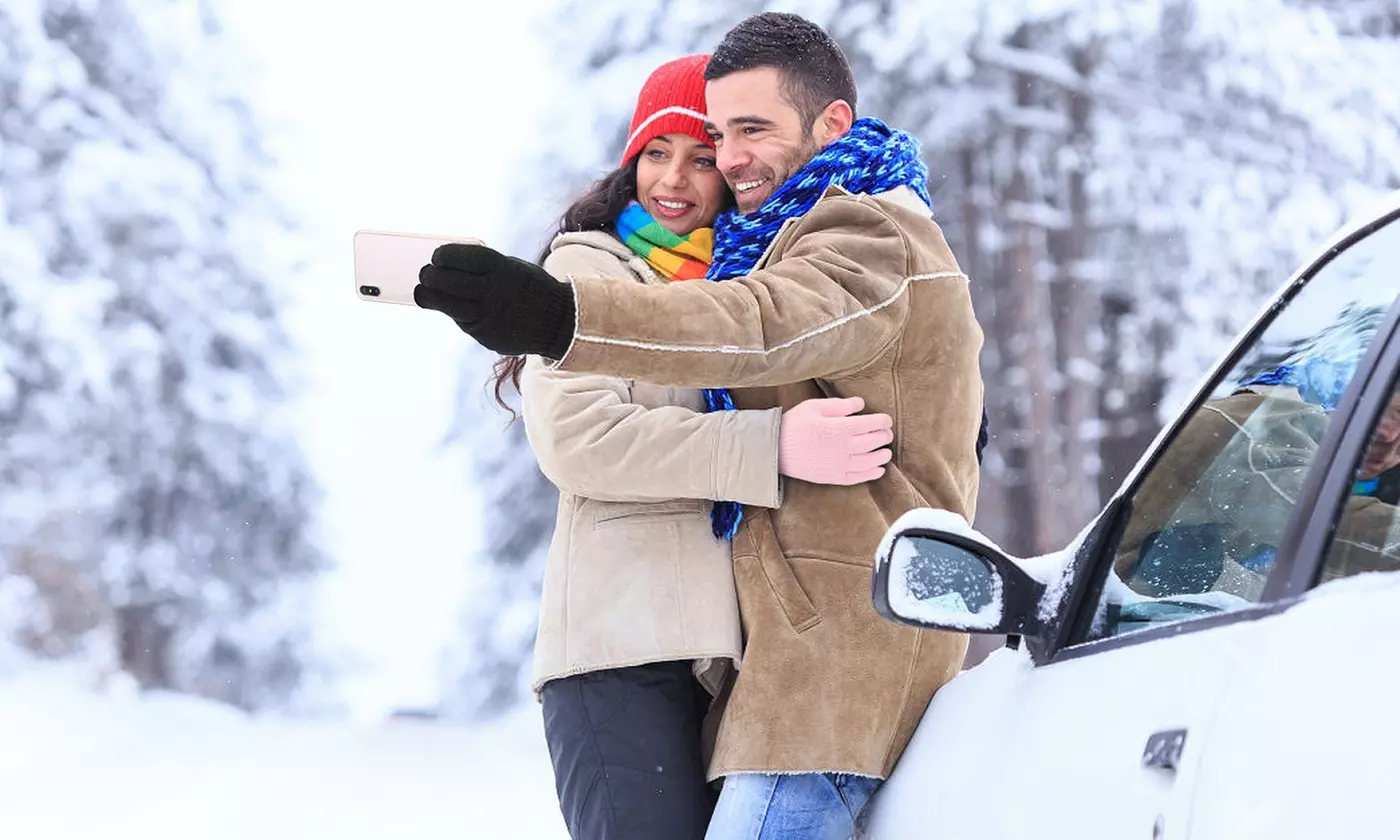 N'POLAR Stretch Knit 3 Finger Touchscreen Warm Winter Gloves for Men & Women
