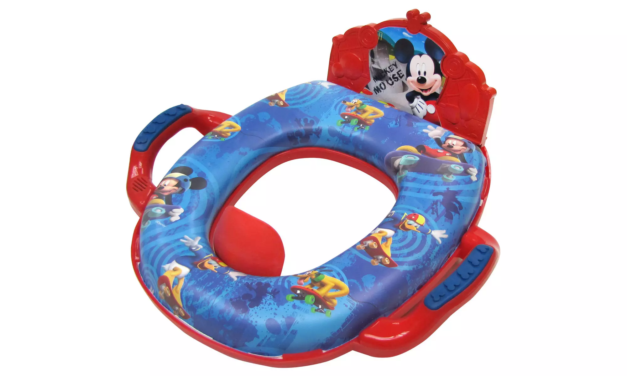 Disney Mickey Mouse Deluxe Potty Training Toilet Seat, Red - Primary Image
