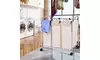 Laundry Cart Basket Triple Bag Sorter Bathroom Hamper Bins Clothes Storage