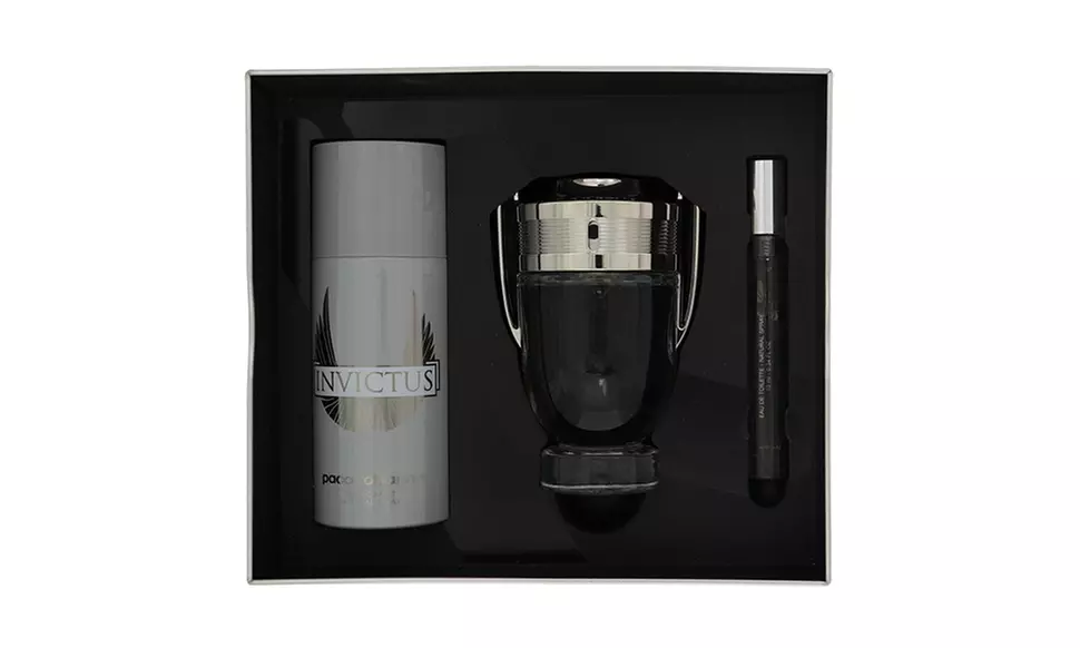 Paco Rabanne Invictus Eau de Toilette 3pc Gift Set for Men - Primary Image