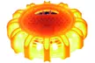 3pc LED Safety Road Side Emergency Flares Warning Disc Light Beacon - 9 Modes - Second Medium