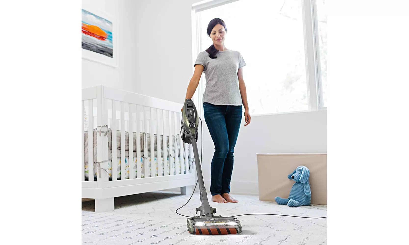 Shark ZS360 APEX DuoClean w/ Self-Cleaning Brushroll Vacuum(Green)- Refurbished - Second Medium