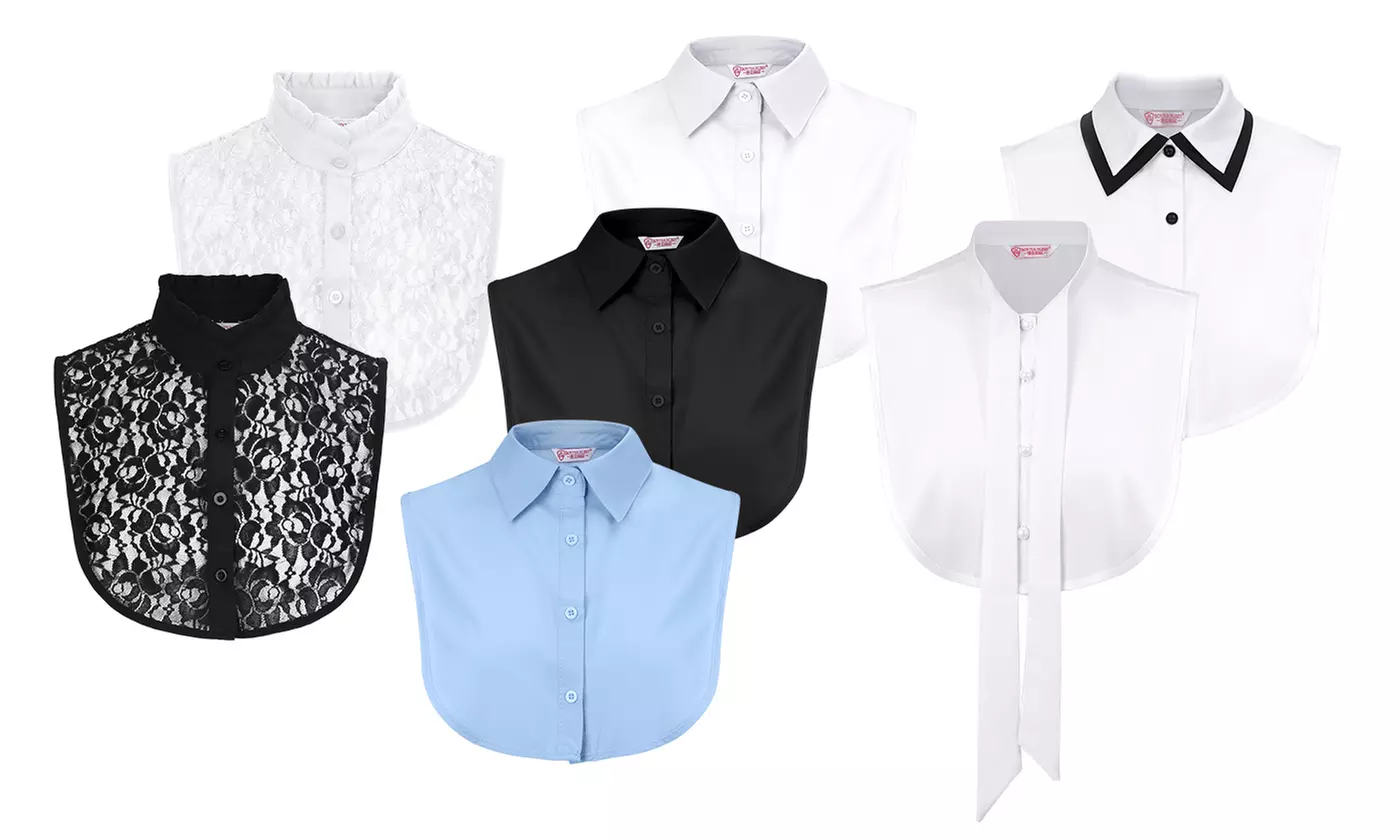 Detachable Dickey Collar Blouse Half Shirts Peter Pan Faux False Collar - Primary Image