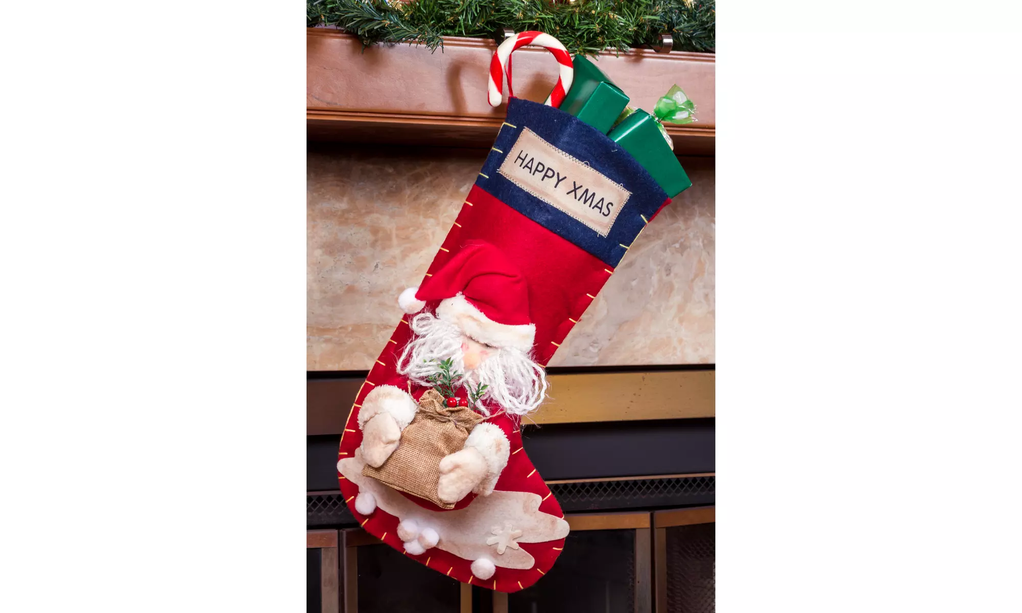 3 Piece Christmas Stockings - 3D
