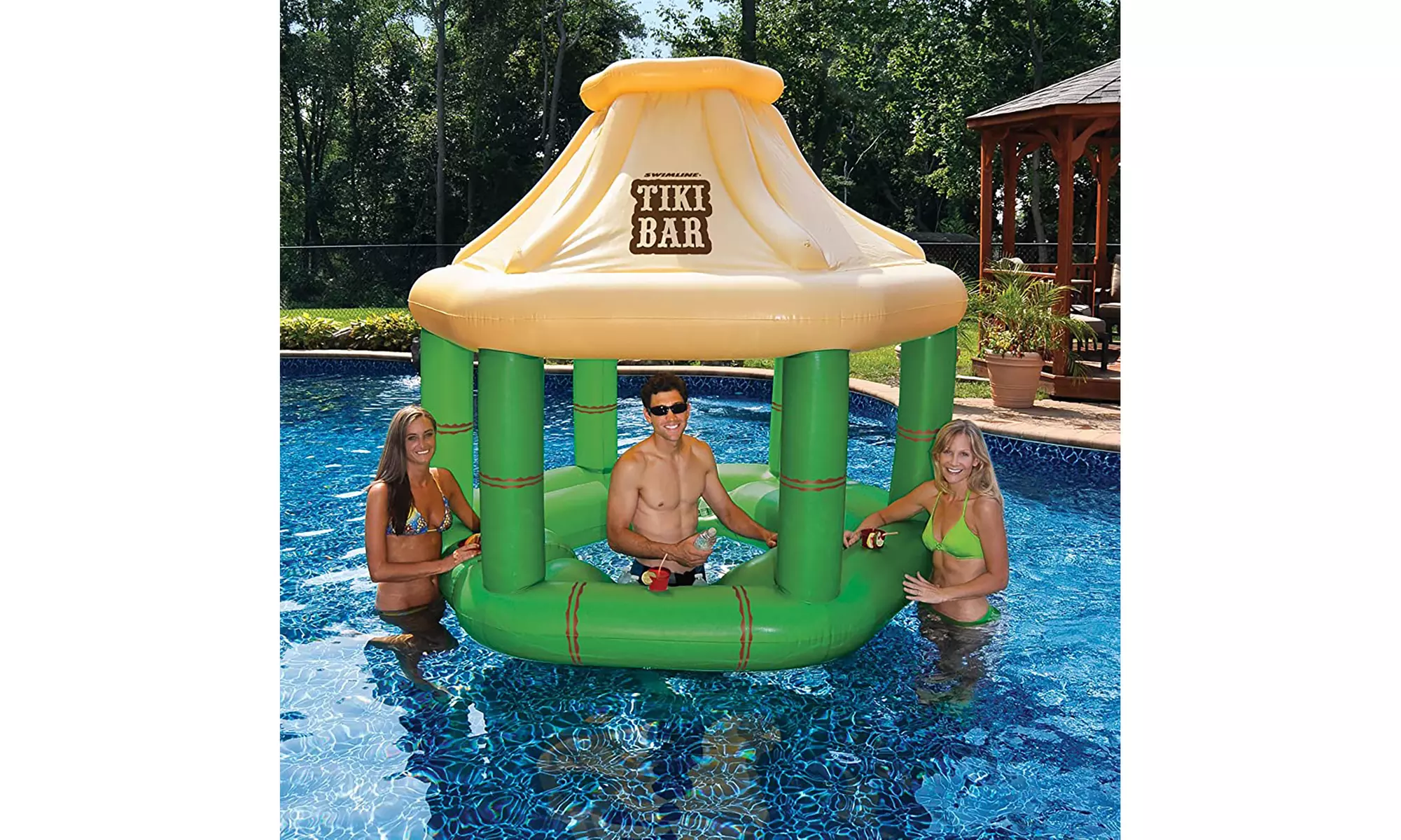 Inflatable Floating Tiki Bar - Primary Image