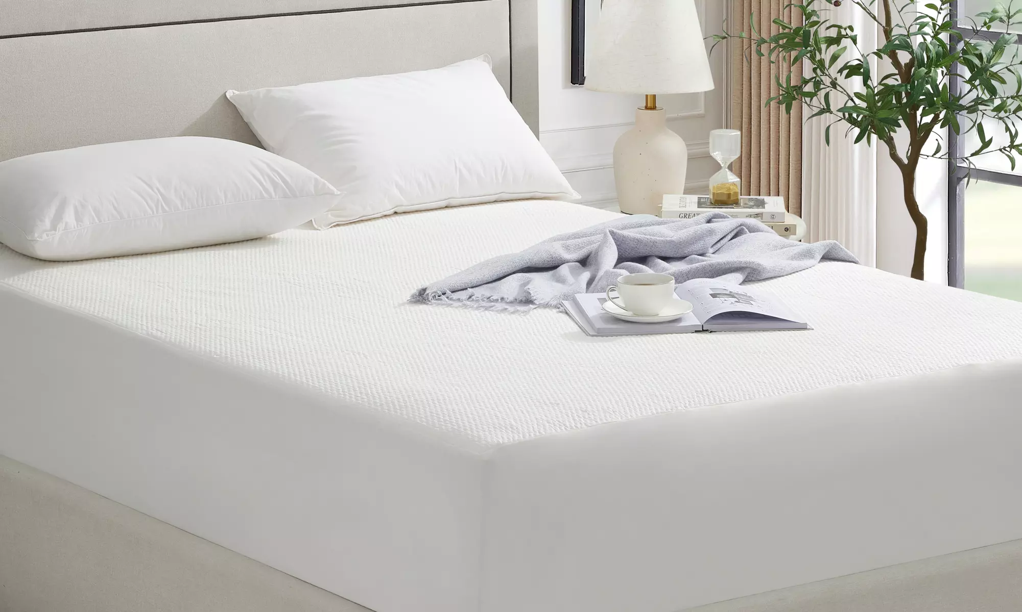 Dan River Ice Cooling Waterproof Mattress Protector 