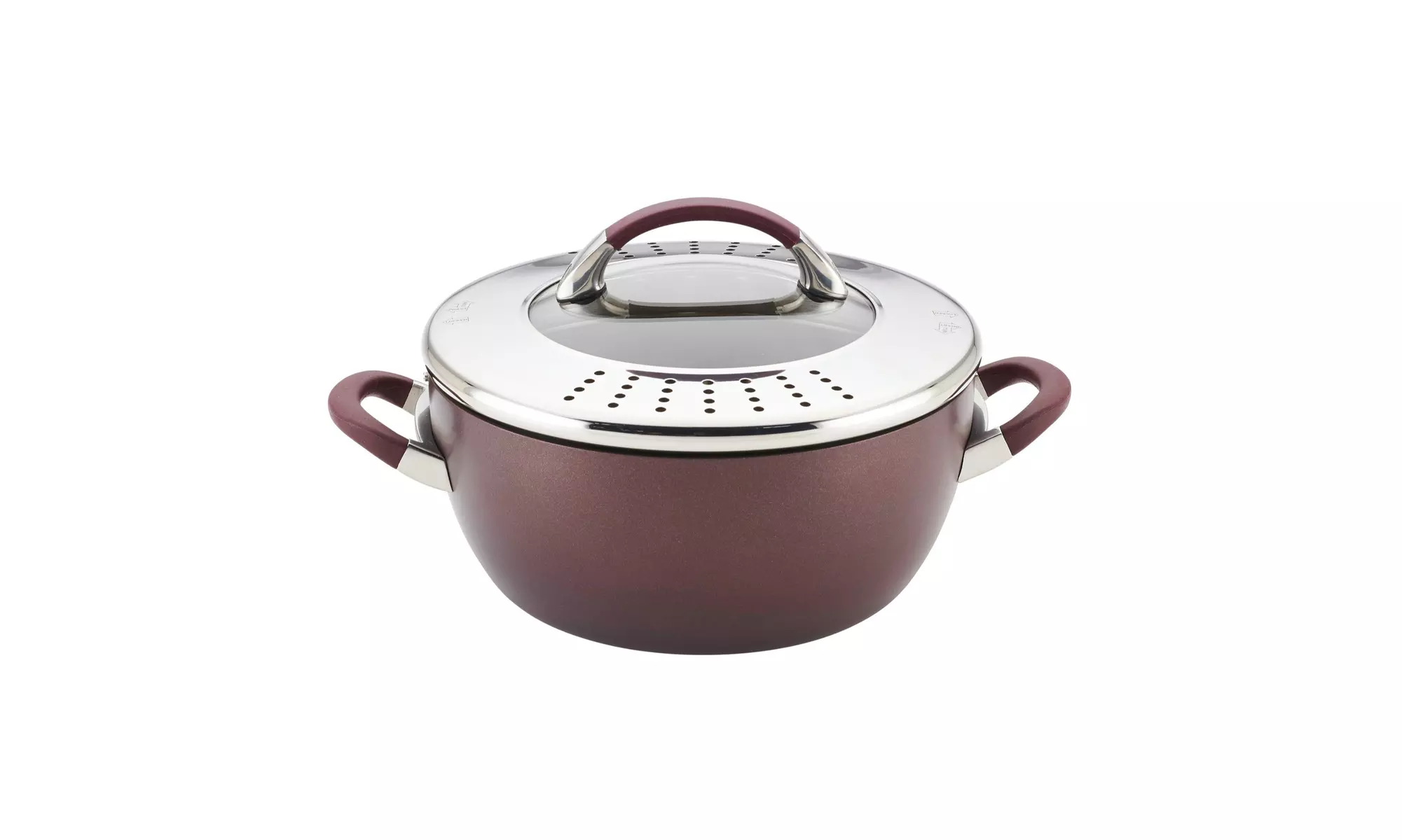 Circulon 87527 Symmetry 5.5-Quart Casserole Dish with Locking Lid (Merlot) - Primary Image