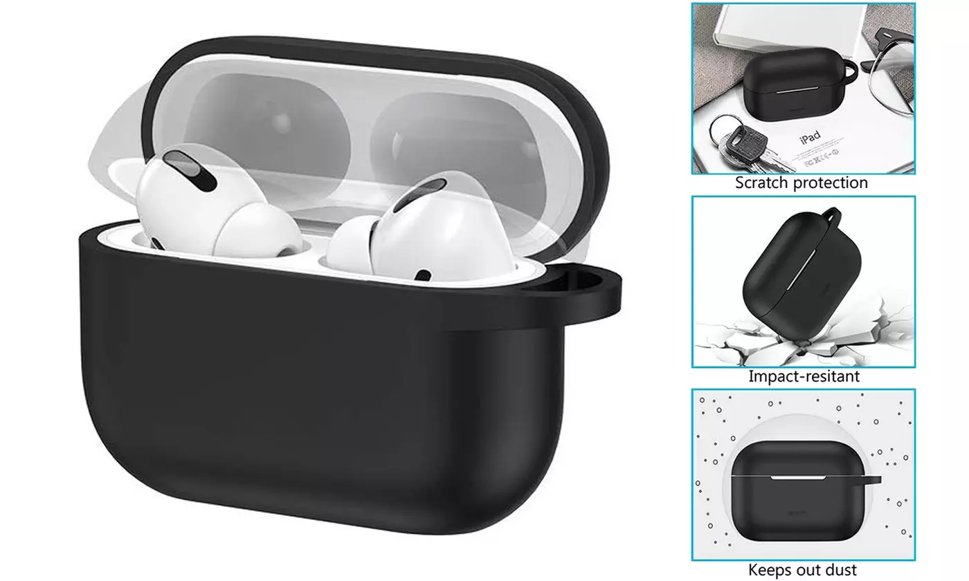 5 in 1 Apple AirPods Pro Soft Silicone Full Protective Shockproof Case Cover