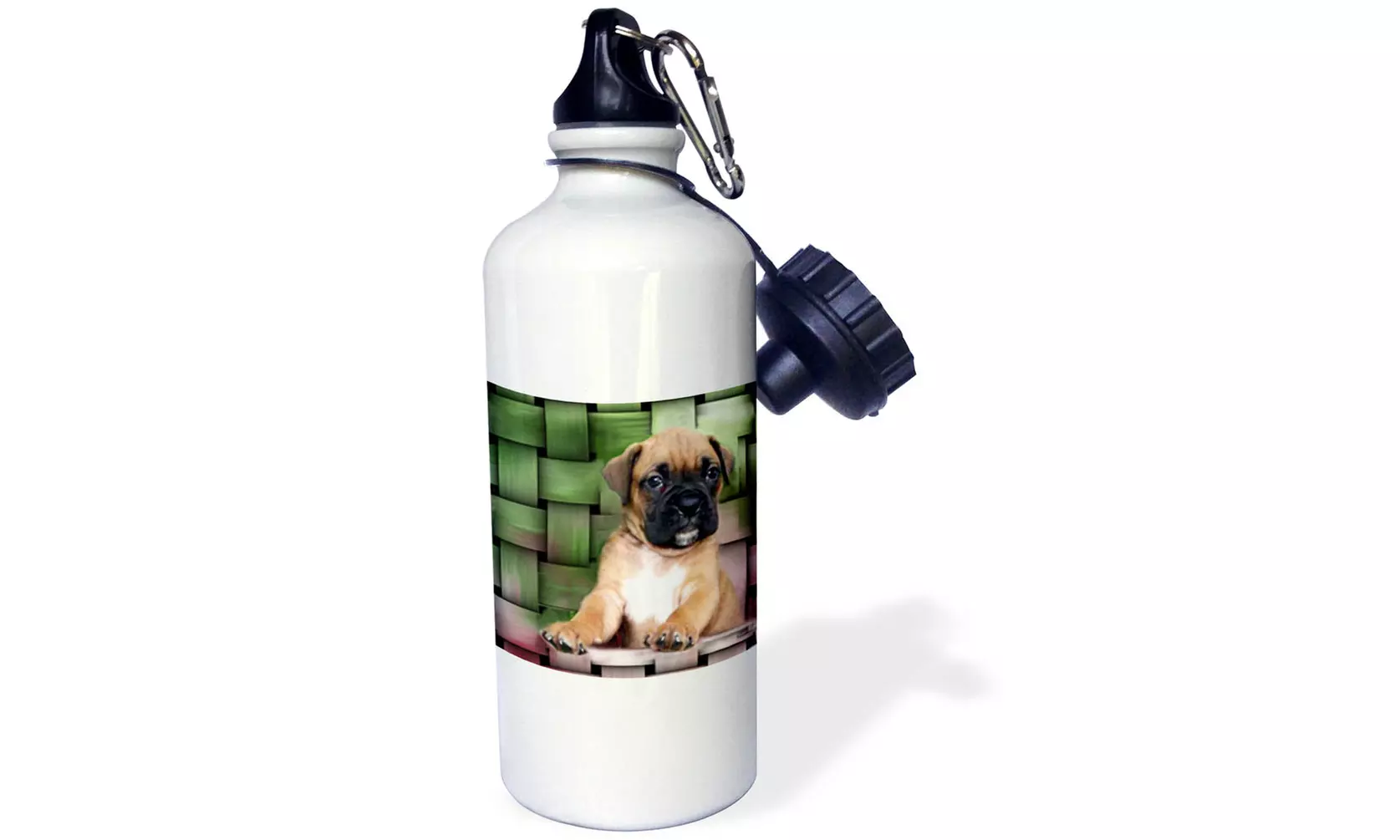 Water Bottle - Brindle Boxer Puppy - 21oz - Second Medium