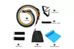 12pcs / Set Natural Rubber Latex Fitness Re sistance Bands Exercise Elastic Pul - Second Medium