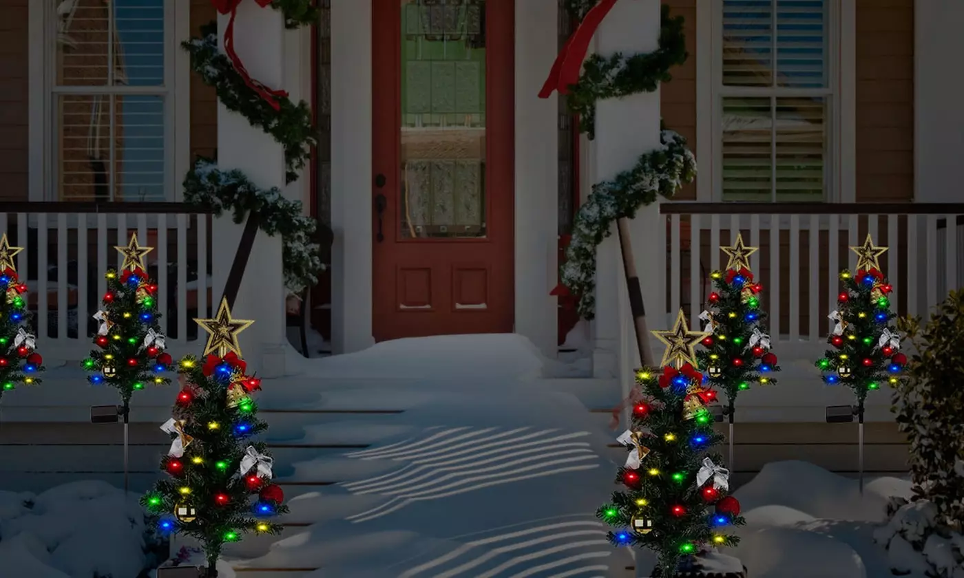 Christmas LED Lights: Snowman Family & Reindeer Holiday Decorations