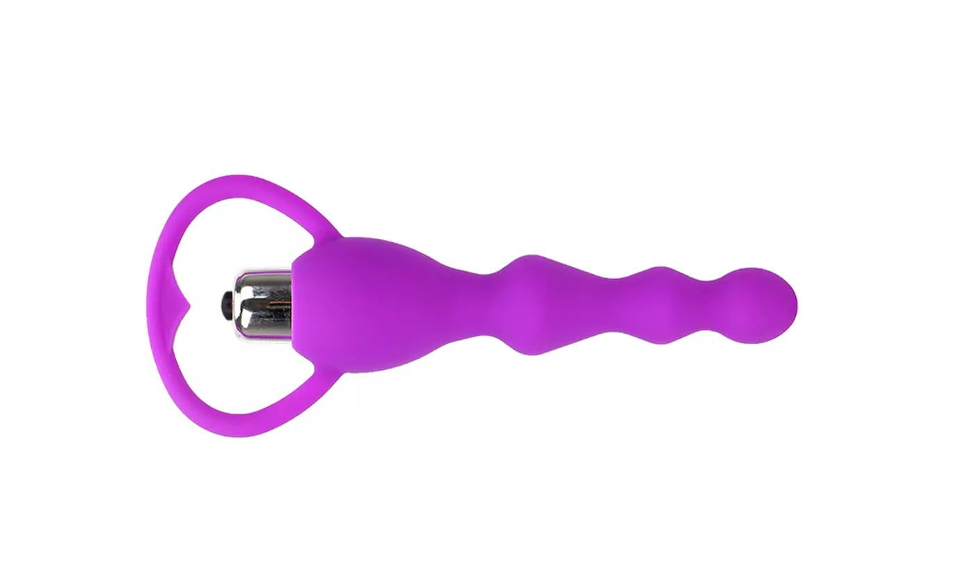 Vibrating Anal Beads  Silicone Climax Anal Plug - Second Medium