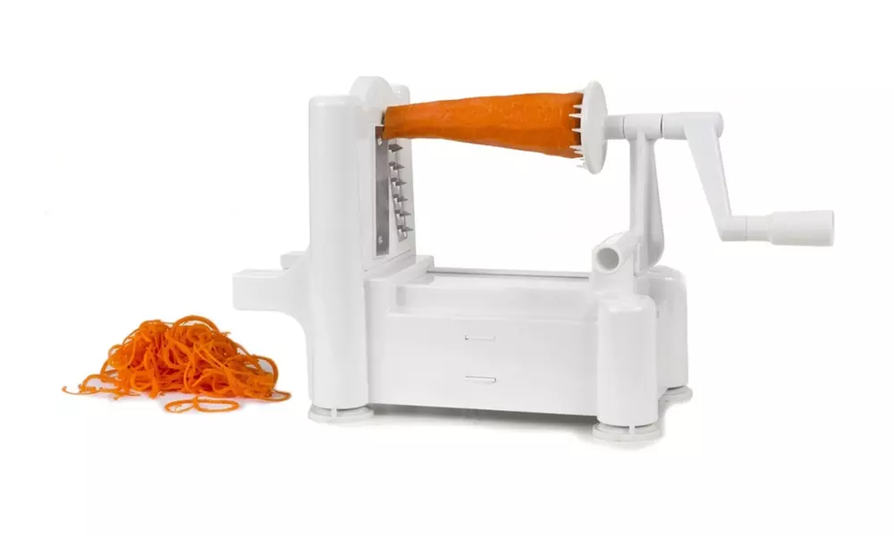 Tri-Blade Plastic Spiral Vegetable Slicer - Second Medium