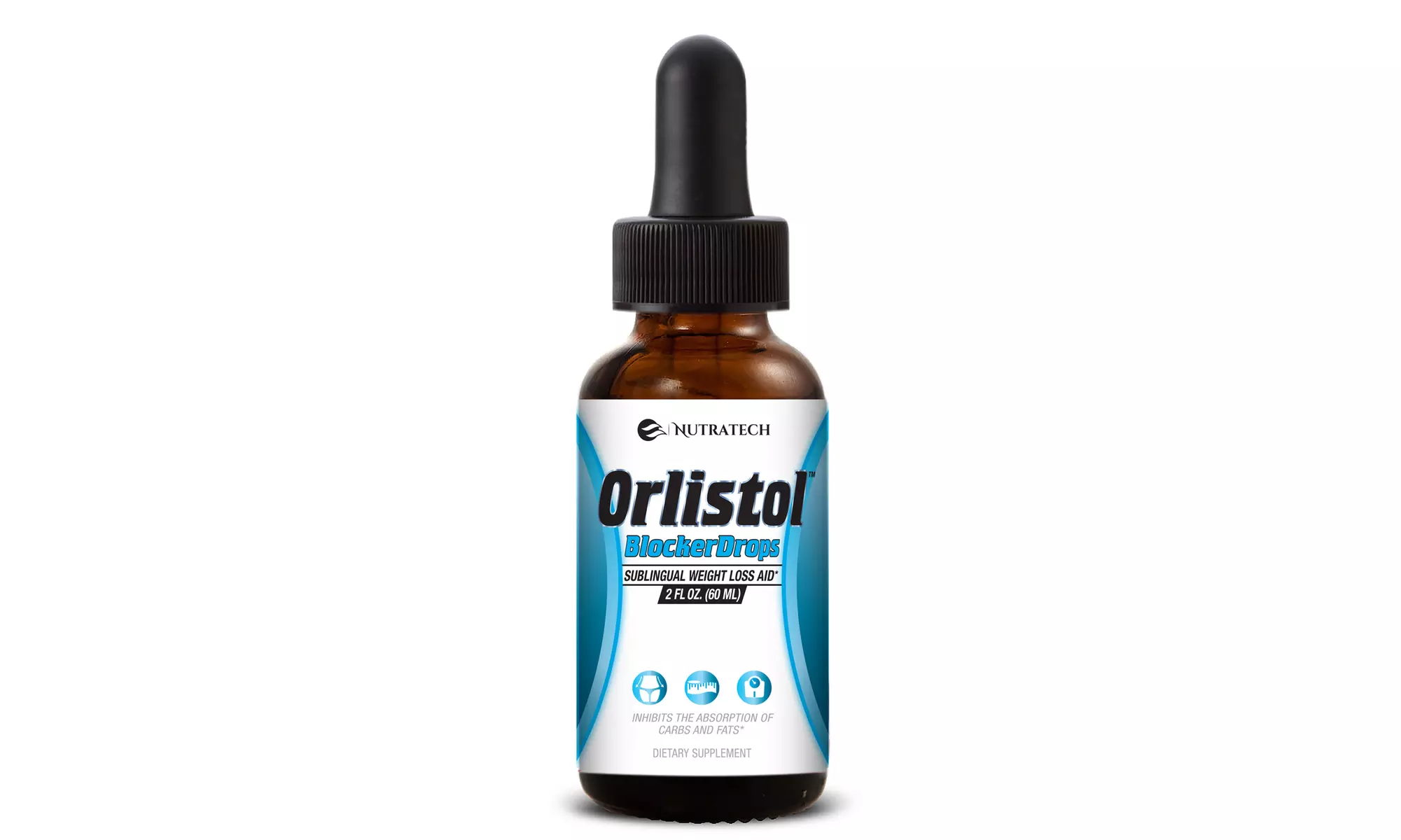 Orlistol BlockerDrops. Diet Drops, Helps Block Carbs and Fats for Weight Loss - Primary Image