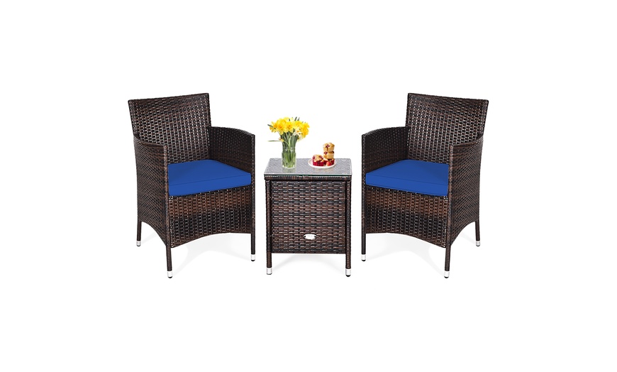 grey rattan sun loungers groupon