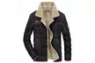 Men's Winter Cotton Thicken Clothes Denim Jacket - Second Medium