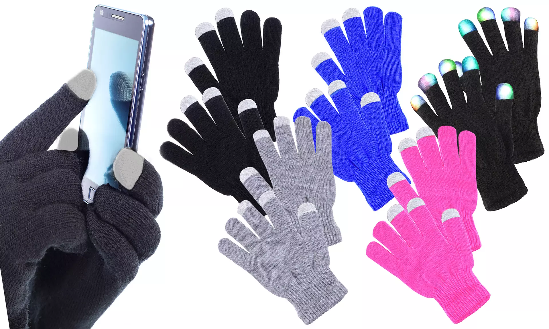 Unisex Winter Touchscreen Gloves - Primary Image