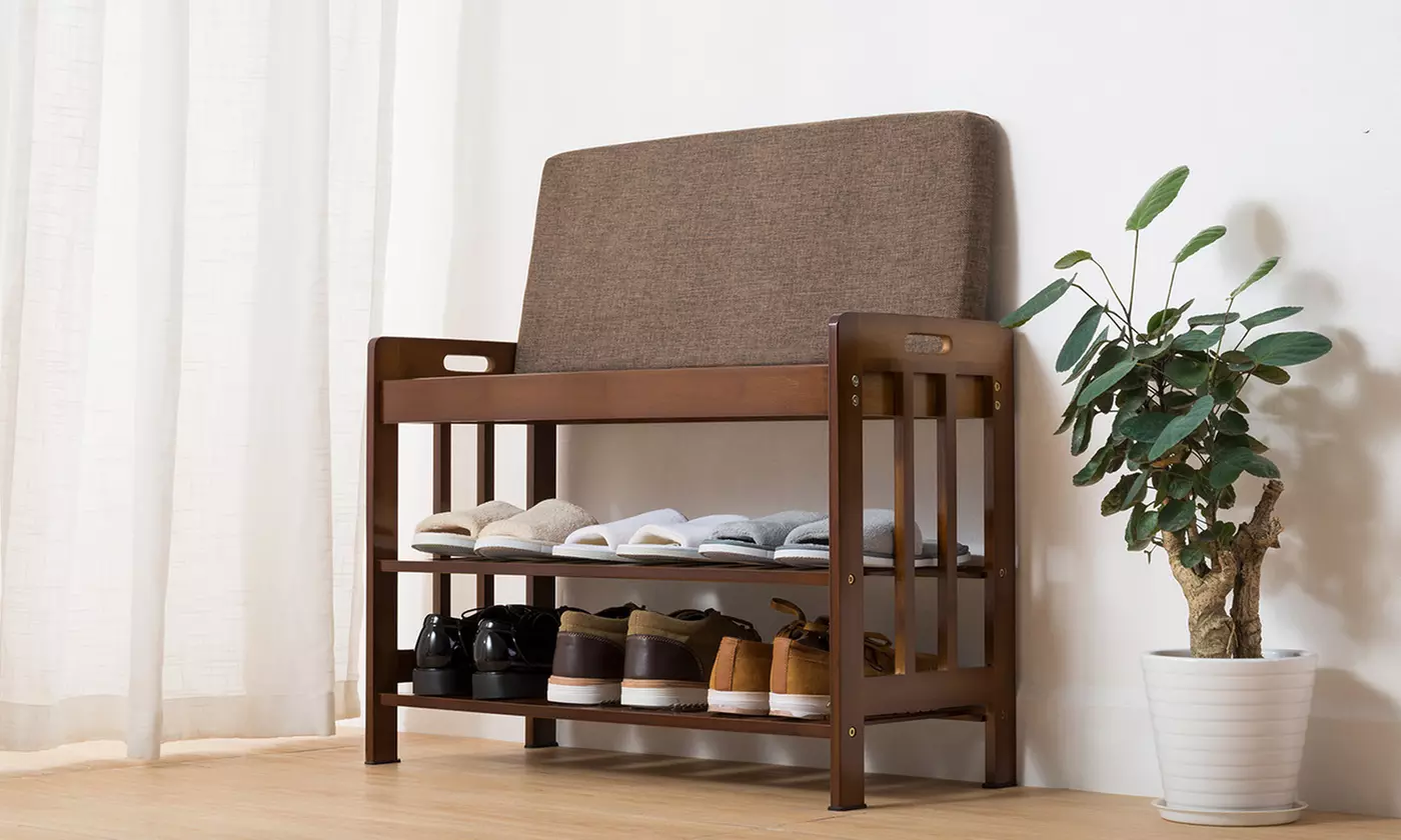 Ollieroo Natural Bamboo Shoe Groupon Goods