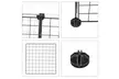 Muxika Metal Pet Playpen Dog Kennel Pets Fence Exercise Cage 16 Panels - Second Medium