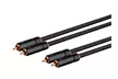 Onix Series Monoprice Male RCA Two Channel Stereo Audio Cable 3ft Black - Second Medium