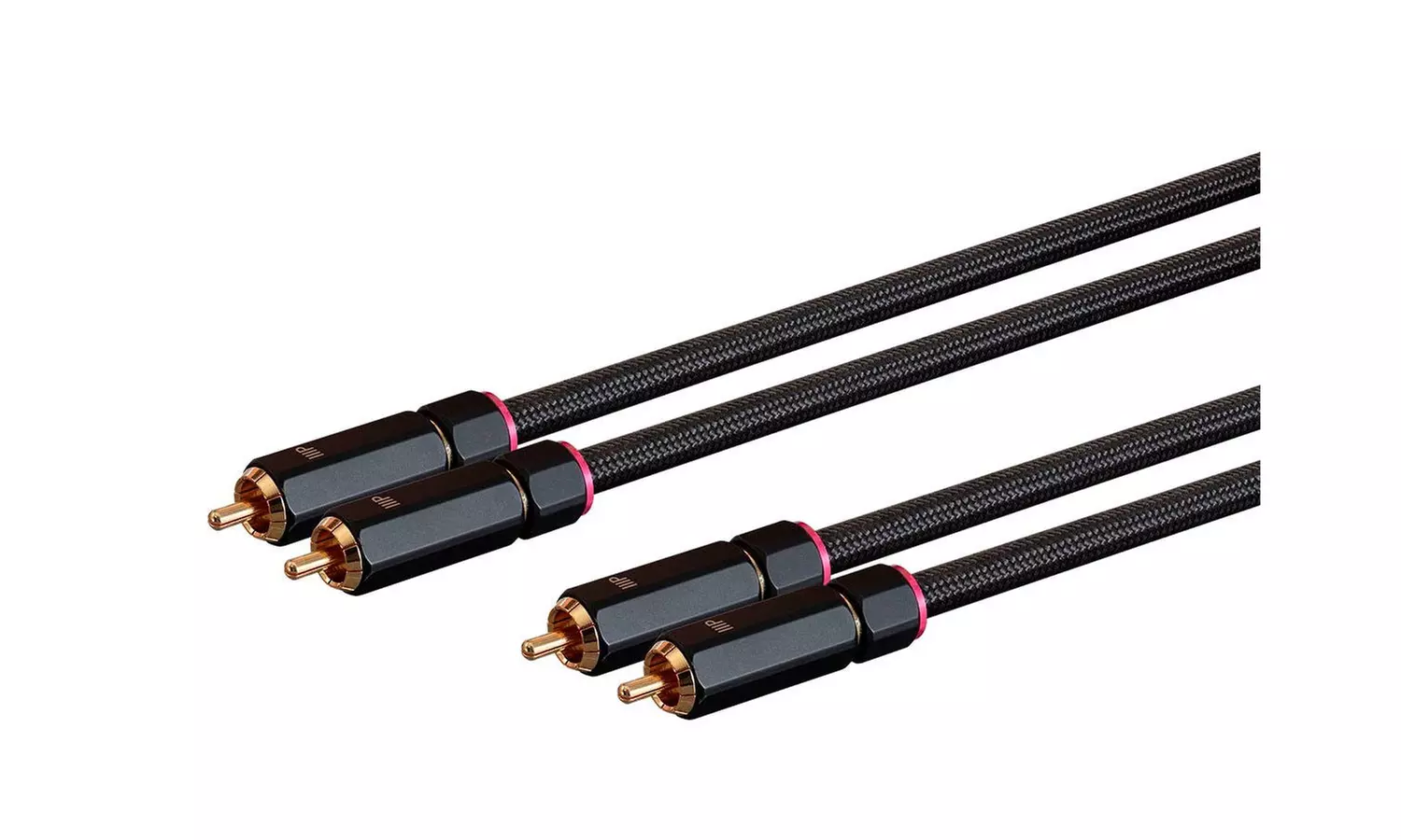 Onix Series Monoprice Male RCA Two Channel Stereo Audio Cable 3ft Black - Primary Image