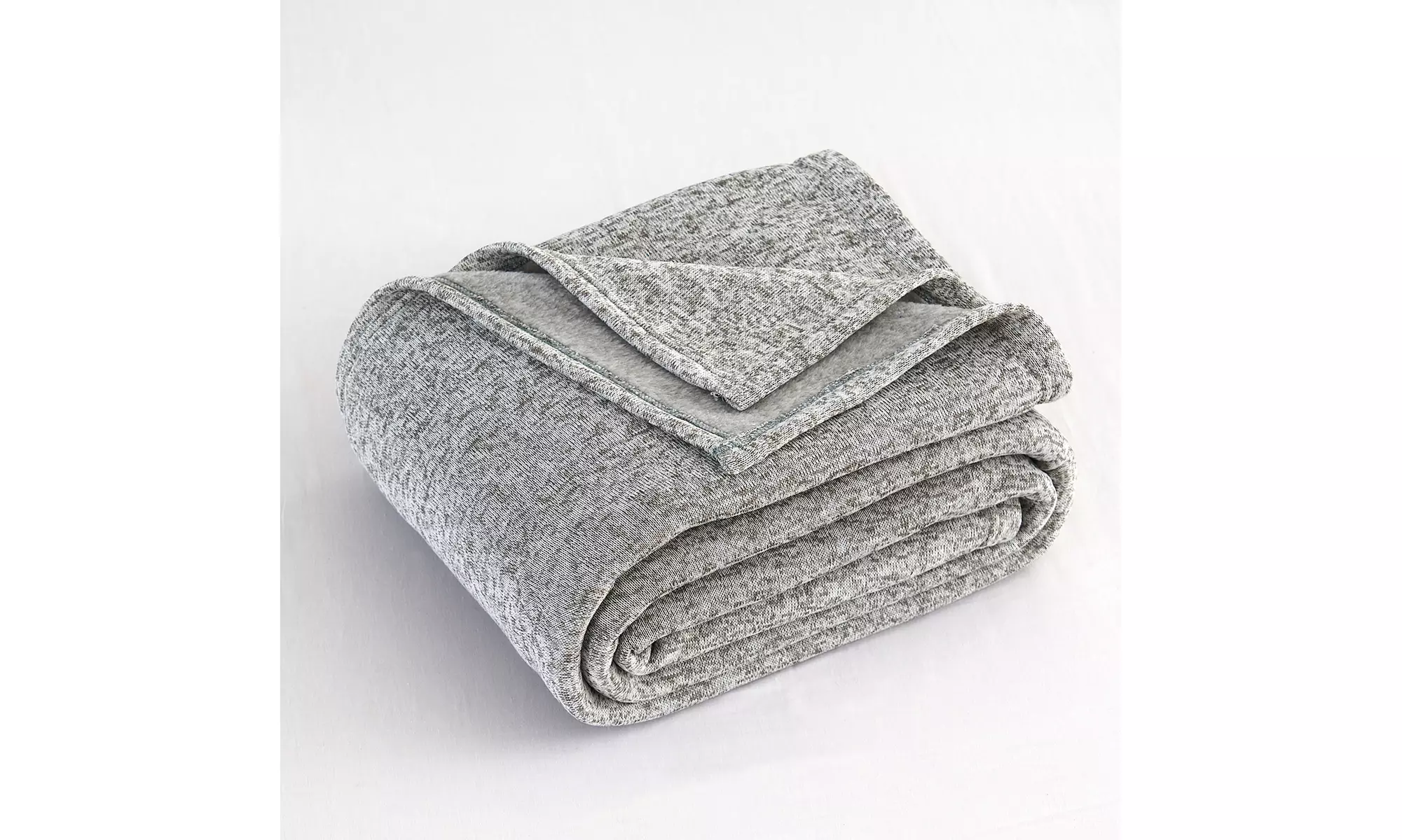 2-3 Piece Knit Weave Bed Blanket Set,Lightweight Fuzzy Jersey Blanket With Shams