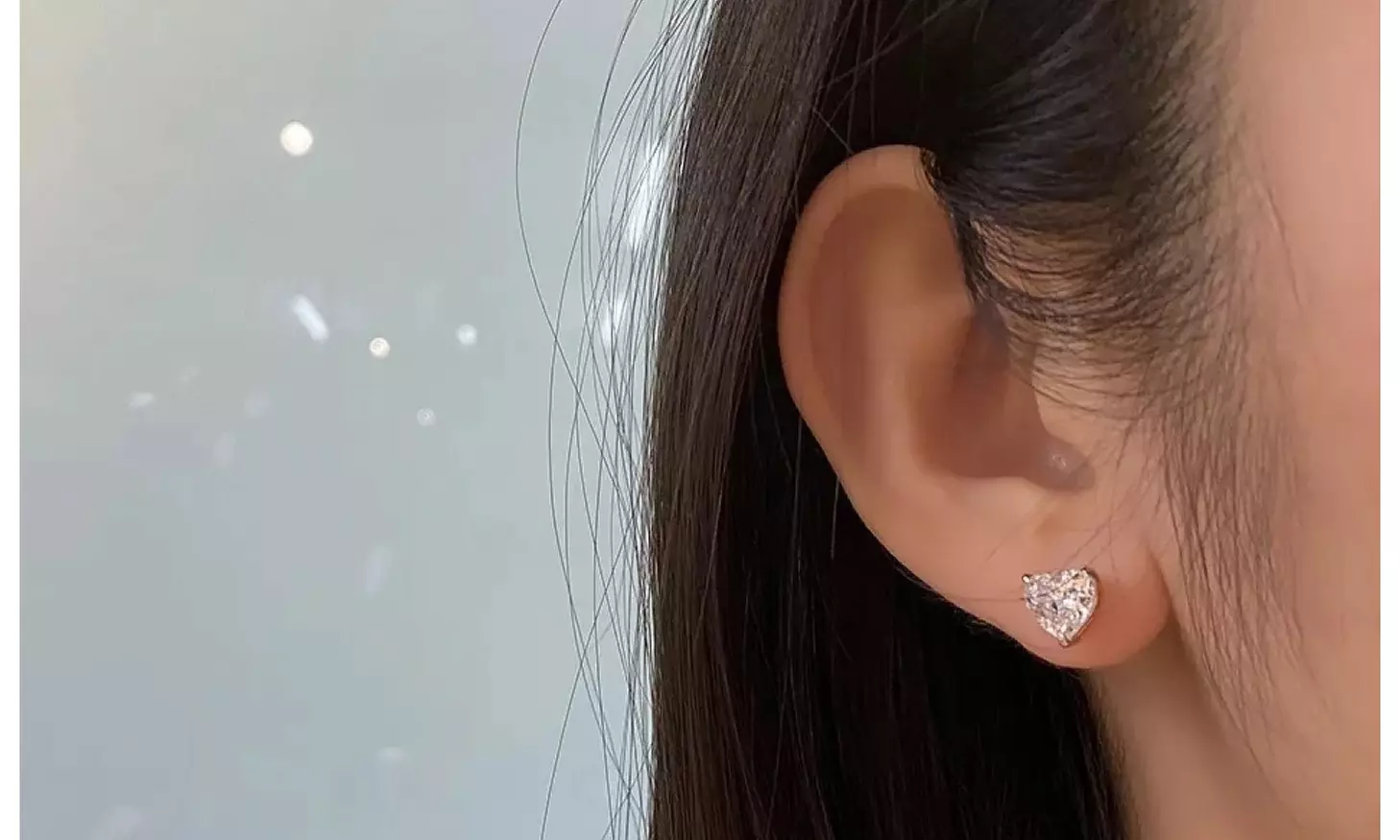 925 Sterling Silver Crystal Stud Earrings Made With Swarovski - Multiple Options