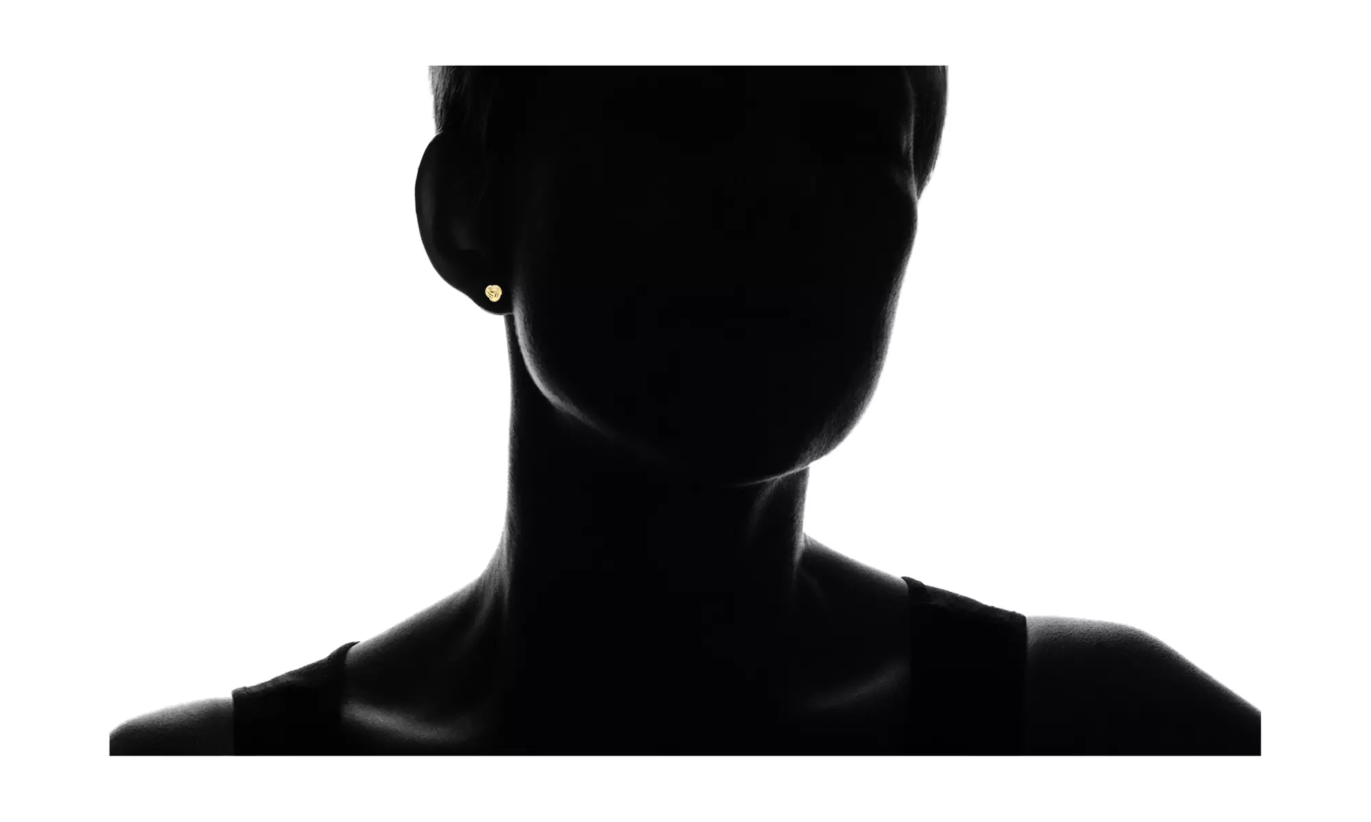 14K Solid gold Love Knot stud earrings